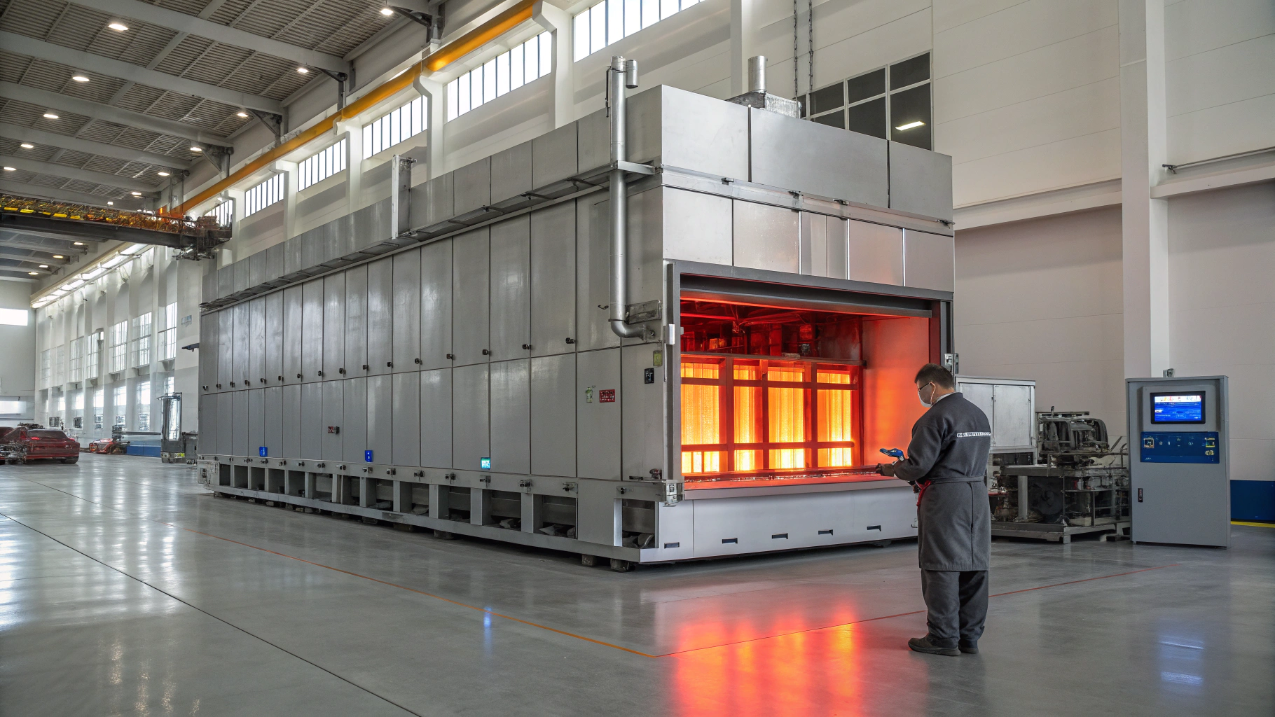 Thermal armor material stress testing