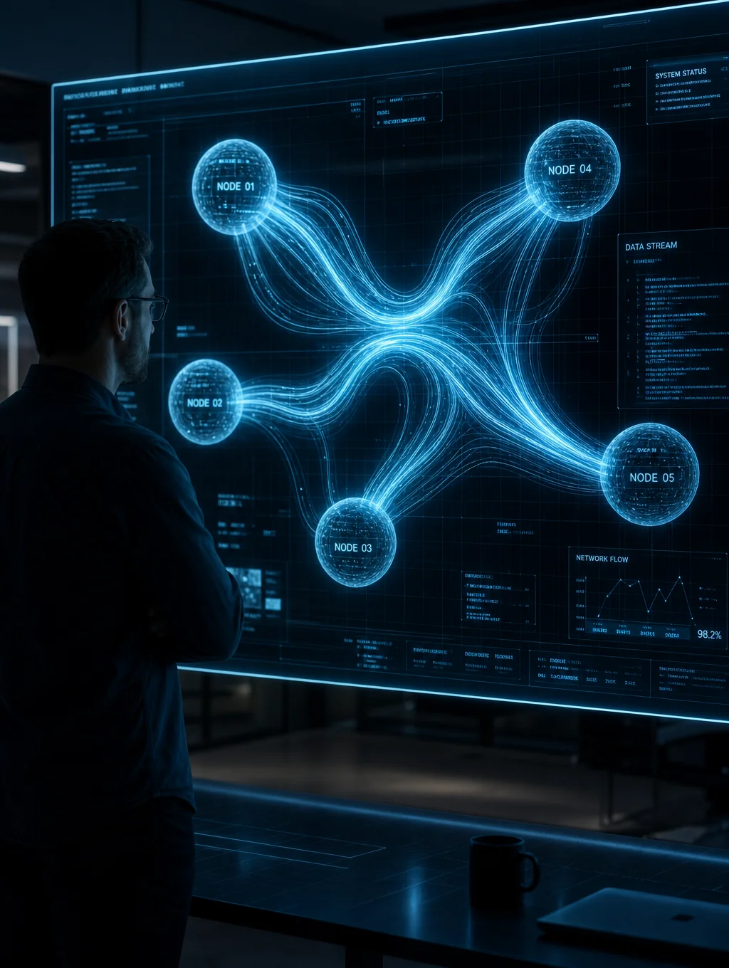 Optimized power flow visualization
